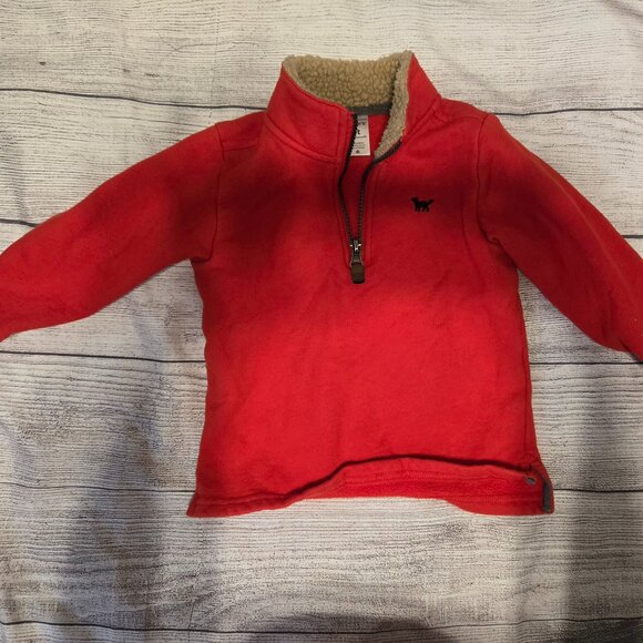 Red Sweater Jacket For Children - Picture 1 of 1